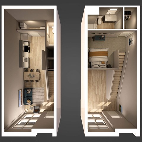 Loft A at Adelphi Quarter, Columbus, 43203